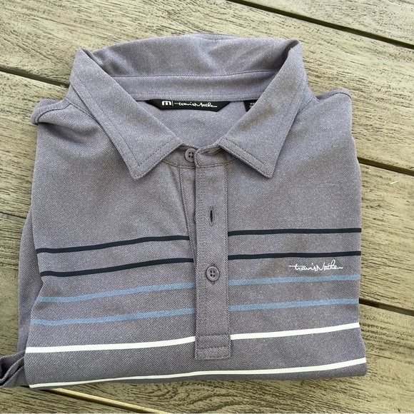 Travis Mathew Eggplant Golf Polo Shirt Mens Size XXL - Picture 1 of 7